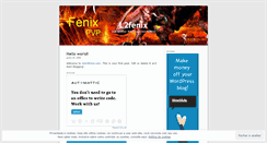 Desktop Screenshot of l2fenix.wordpress.com