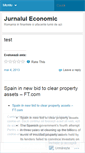 Mobile Screenshot of jurnaluleconomic.wordpress.com