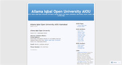 Desktop Screenshot of aioui.wordpress.com