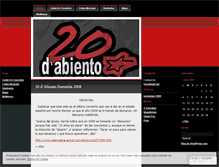 Tablet Screenshot of enrestida2008.wordpress.com