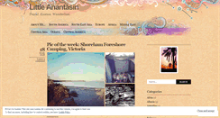 Desktop Screenshot of littleanantasin.wordpress.com