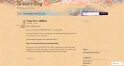 Desktop Screenshot of cinsbiz.wordpress.com