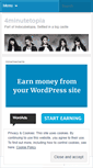 Mobile Screenshot of 4minutetopia.wordpress.com