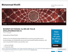 Tablet Screenshot of khofif.wordpress.com