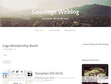 Tablet Screenshot of goestoge.wordpress.com