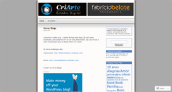 Desktop Screenshot of blogcriarte.wordpress.com