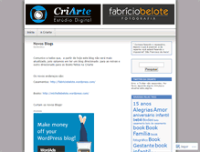 Tablet Screenshot of blogcriarte.wordpress.com