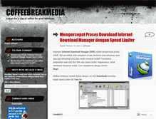 Tablet Screenshot of coffeebreakmedia.wordpress.com
