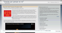 Desktop Screenshot of graciasporpensarenmi.wordpress.com