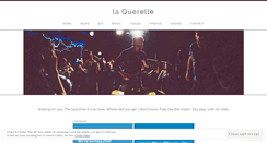 Desktop Screenshot of laquerellemusic.wordpress.com