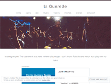 Tablet Screenshot of laquerellemusic.wordpress.com