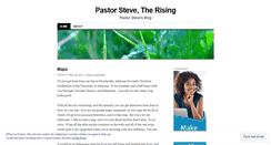 Desktop Screenshot of pastorstevetherising.wordpress.com