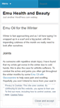 Mobile Screenshot of emuhealth.wordpress.com