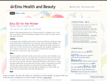 Tablet Screenshot of emuhealth.wordpress.com