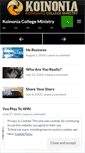 Mobile Screenshot of koinoniacm.wordpress.com