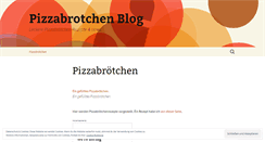 Desktop Screenshot of pizzabroetchen.wordpress.com