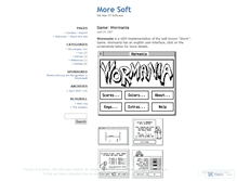 Tablet Screenshot of moresoft.wordpress.com