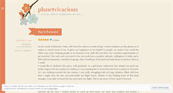 Desktop Screenshot of planetvivacious.wordpress.com