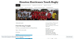 Desktop Screenshot of houstontouch.wordpress.com