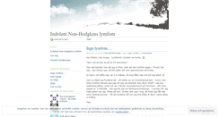 Desktop Screenshot of nonhodgkins.wordpress.com