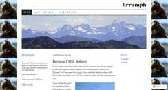 Desktop Screenshot of hrrumph.wordpress.com