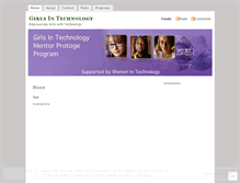 Tablet Screenshot of girlsintechnologydcdotcom.wordpress.com