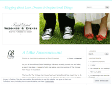 Tablet Screenshot of finestdetailweddings.wordpress.com