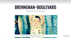 Desktop Screenshot of brennemanboulevard.wordpress.com