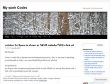 Tablet Screenshot of myworkcodes.wordpress.com