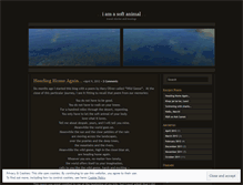 Tablet Screenshot of iamasoftanimal.wordpress.com