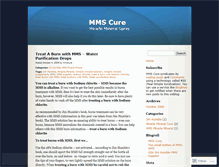Tablet Screenshot of mmscure.wordpress.com