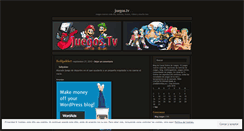 Desktop Screenshot of juegostv.wordpress.com