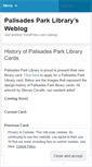Mobile Screenshot of palisadespark.wordpress.com