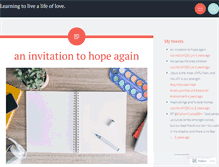 Tablet Screenshot of lifeoutoflove.wordpress.com