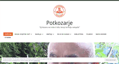 Desktop Screenshot of potkozarje.wordpress.com