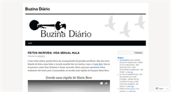 Desktop Screenshot of buzinadiario.wordpress.com