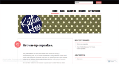 Desktop Screenshot of katlinhess.wordpress.com