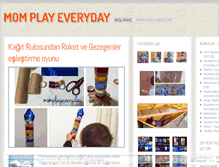 Tablet Screenshot of momplayeveryday.wordpress.com