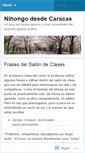 Mobile Screenshot of nihongocaracas.wordpress.com