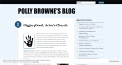 Desktop Screenshot of pollybrowne.wordpress.com