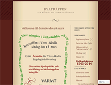 Tablet Screenshot of byatraffen.wordpress.com