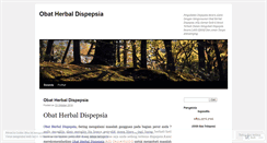 Desktop Screenshot of obatherbaldispepsia54.wordpress.com