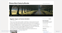 Desktop Screenshot of fitnessbootcampbybrooke.wordpress.com