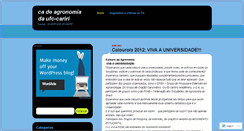Desktop Screenshot of caagronomiacariri.wordpress.com