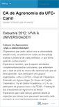 Mobile Screenshot of caagronomiacariri.wordpress.com