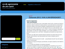 Tablet Screenshot of caagronomiacariri.wordpress.com
