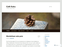 Tablet Screenshot of cafesuku.wordpress.com