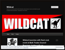 Tablet Screenshot of fightingwildcat.wordpress.com