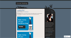 Desktop Screenshot of corsetry.wordpress.com