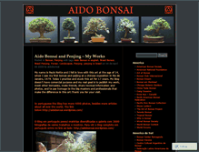 Tablet Screenshot of aidobonsaiinenglish.wordpress.com